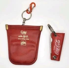 Vintage Coke Coca-Cola Keychain Collectibles Pocket Knife And Coin Purse