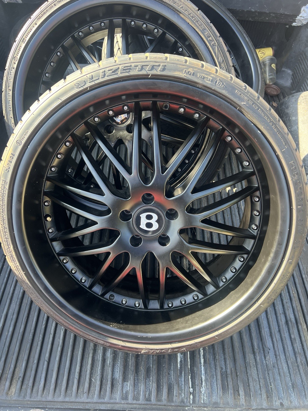 Staggered Bentley 22” Wheels And Tires