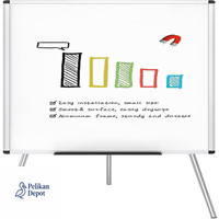 Magnetisches Flipchart Whiteboard 90X60 Cm HöHenverstellbar Dreibein