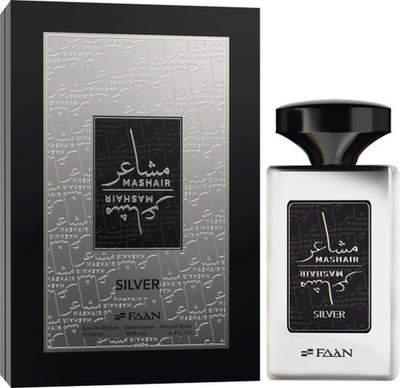Faan Mashair Silver EDP Unisex 100 ml / 3.4 FLoz Perfume Men Women Original New