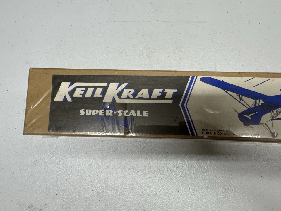 Rare Factory Sealed Vintage Keil Kraft Super Scale 40” WS Piper Super Cruiser FF - Image 4 of 4