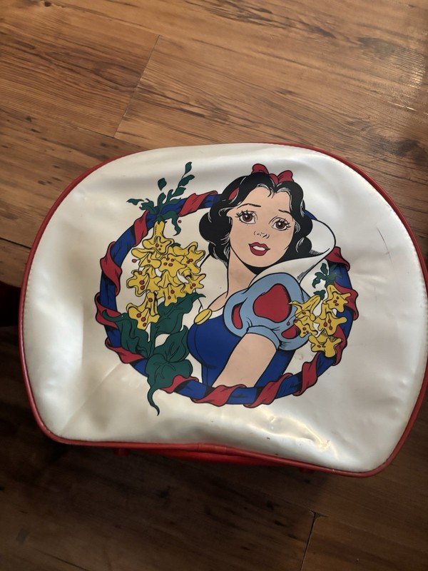 Vintage Snow White Travel Luggage Suitcase