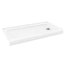 Bootz Industries Aloha ShowerCast 60 in. L x 30 in. W Alcove Shower Pan Base in 