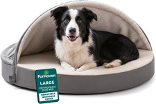 round Orthopedic Dog Bed for Large Dogs, Egg Crate with a Solid Orthopedic Foam