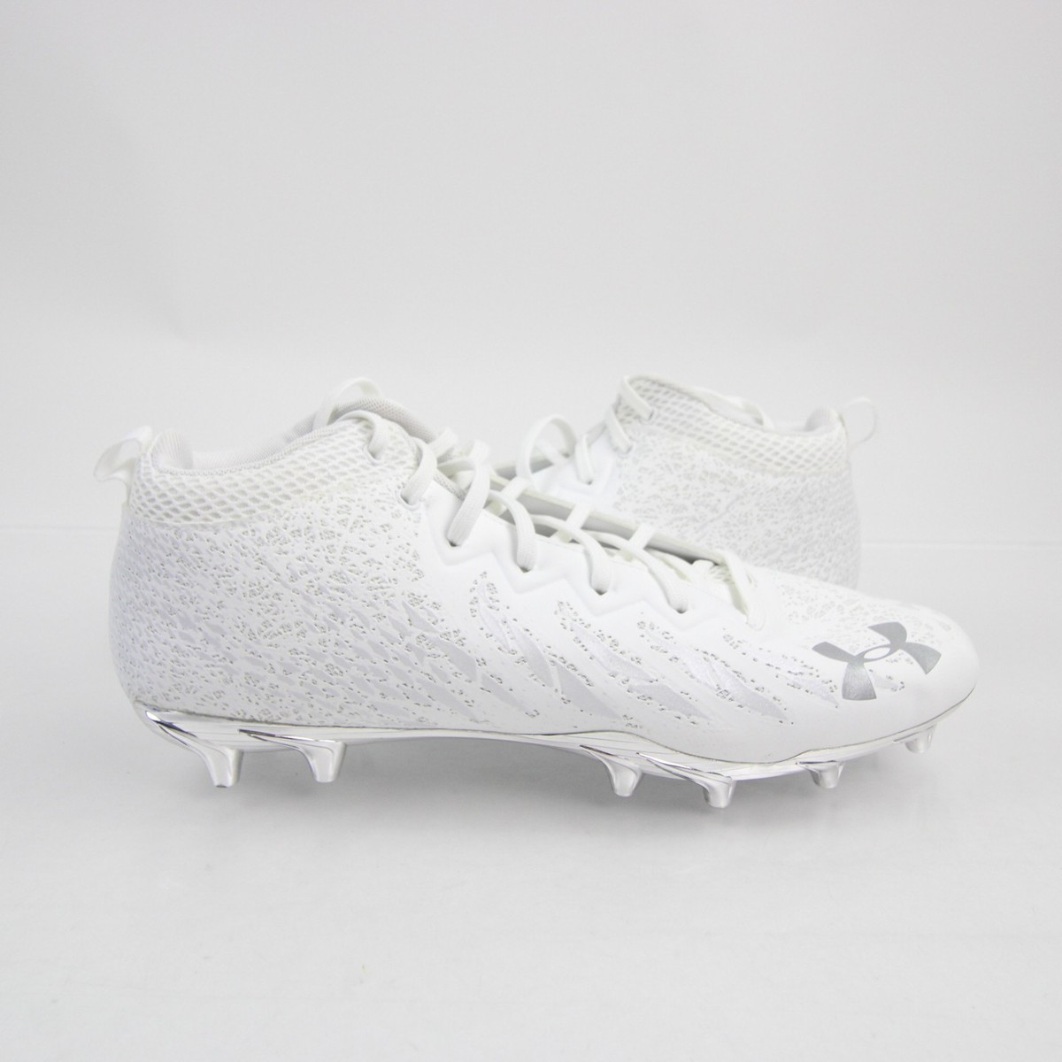 Men Under Armour Spotlight UA 4D Foam Football Cleats White 3023963-104 Size 11 Men main image 2
