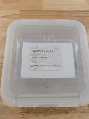 Bruker MALDI HTS Screening plate 1833280 Pack of 5 '' NEW Factory Sealed''