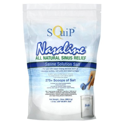 Nasaline, Saline Solution Salt, 1.5 lbs (680.3 g)