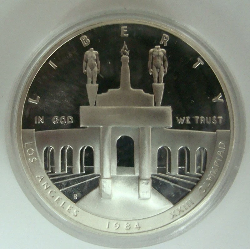 $1 1984 US Modern Silver/Clad Commemorative Coins (1982-Now) for