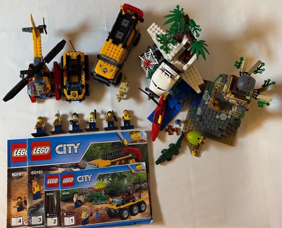 LEGO CITY Jungle Exploration Site (60161) Set de construcción|Retirado|Usado|¡Idea de regalo! Foto 4 de 4