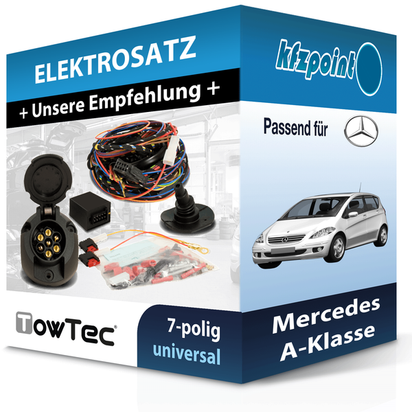 Towtec E-Satz 7Polig Universell Passend für Mercedes A-Klasse FP-image