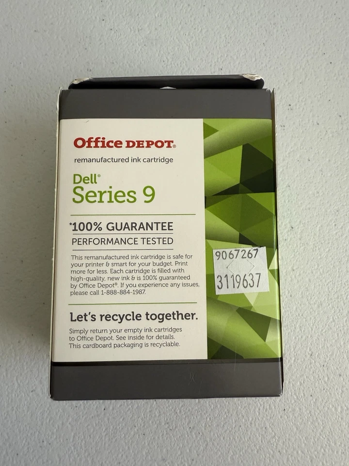 Lote de 4 cartuchos de tinta negra Office Depot compatibles con Dell Serie 9 nuevos en caja Foto 4 de 4