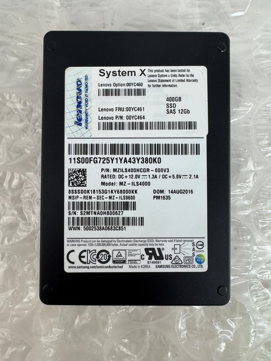 Barrette SSD Samsung 128Go Modèle MZ-JPV128S/0A2 d'Occasion