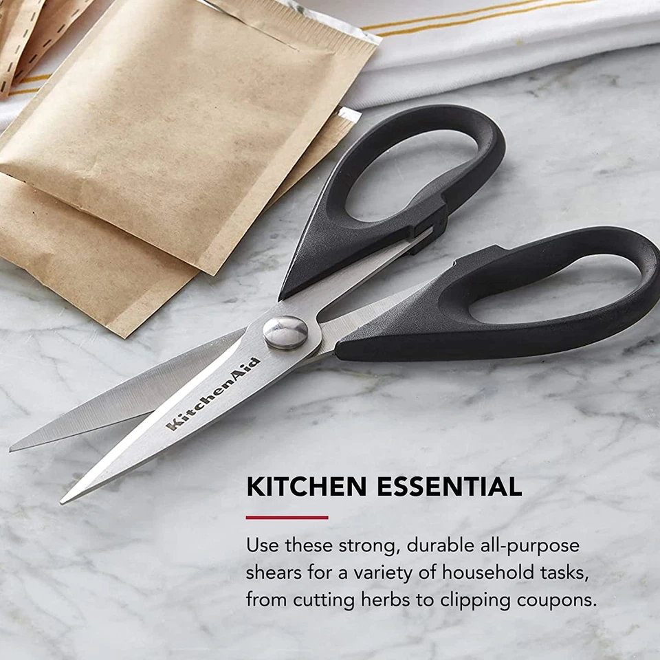 All Purpose Kitchen Shears with Protective Sheath Durable Stainless Steel Scisso - Image 4 of 4