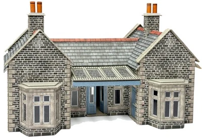 Metcalfe PO315 00/HO Scale Little Cardleywick Station OO Gauge Card Kit