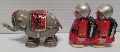 VINTAGE HAP HOP & CIRCUS ELEPHANT RAMP WALKERS