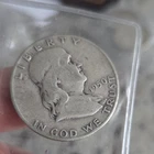1950 Franklin Half Dollar 90% Silver US Coin Circulated Liberty Bell