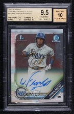 2019 Bowman Chrome Prospect Wander Franco #CPA-WF BGS 9.5 GEM MINT Auto 06bg