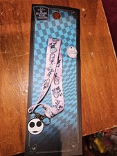 Disney Tim Burton  s Nightmare Before Christmas Durable Wrist Lanyard with Charm
