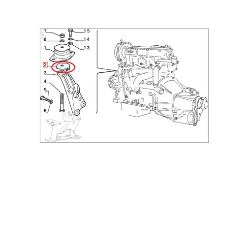 PIASTRA SUPPORTO TASSELLO MOTORE FIAT UNO TURBO ORIGINALE 5957661 - Foto 2 di 5