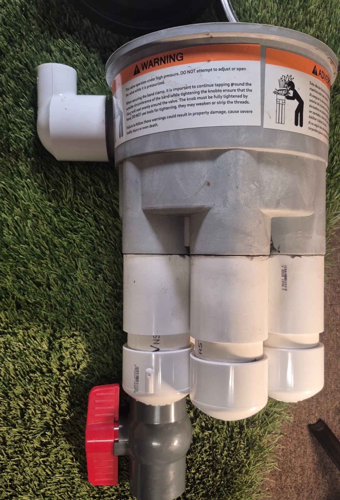 *Perfect*Low Profile 2" 6 Port Actuator T-Valve - Pentair In-Floor(A&A) (C93)