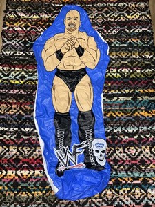 Vintage WWE WWF Stone Cold Steve Austin Wrestler inflatable 1998 Appx 3ft Tall