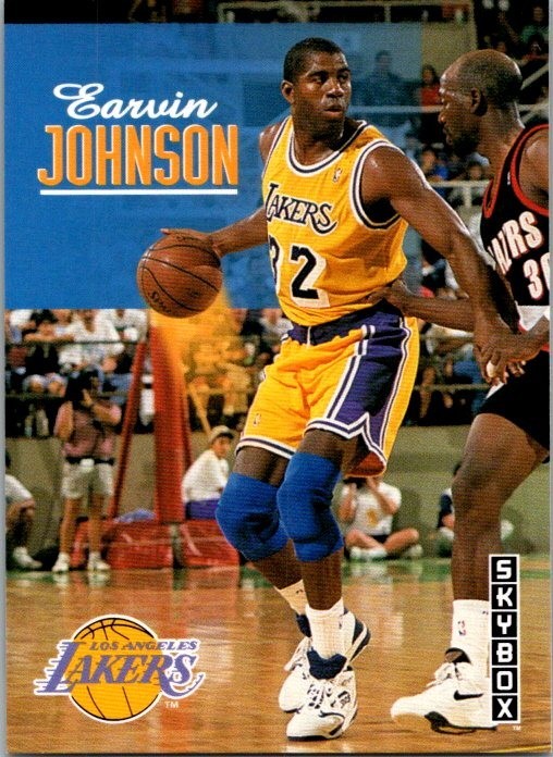 Earvin (Magic) Johnson - 1992-93 Skybox - # 358 - Lakers