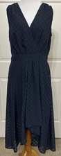 NWT Tommy Hilfiger size 10 navy blue sleeveless fit and flare dress $139