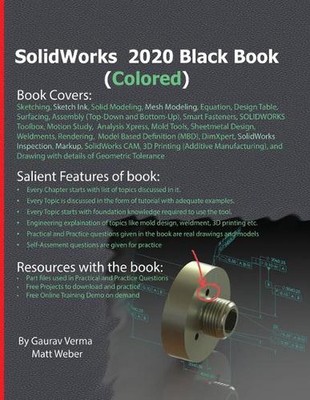 SolidWorks 2020 Black Book (Colored) by Gaurav Verma (English) Paperback Book
