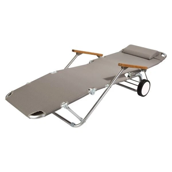 Frankana Freiko Beach Trolley Strandliege, taupe - Bild 3 von 4