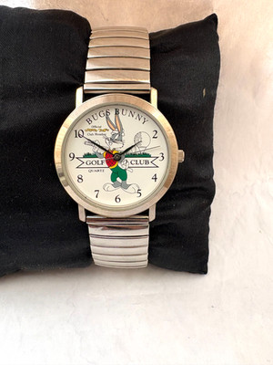 Bugs Bunny Looney Tunes Warner Brothers Quarz Golfschläger Uhr Limited Edition