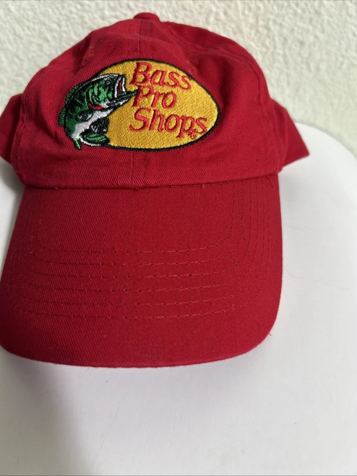 Gorra Bass Pro Shops para niños pequeños SnapBack roja ajustable Foto 4 de 4
