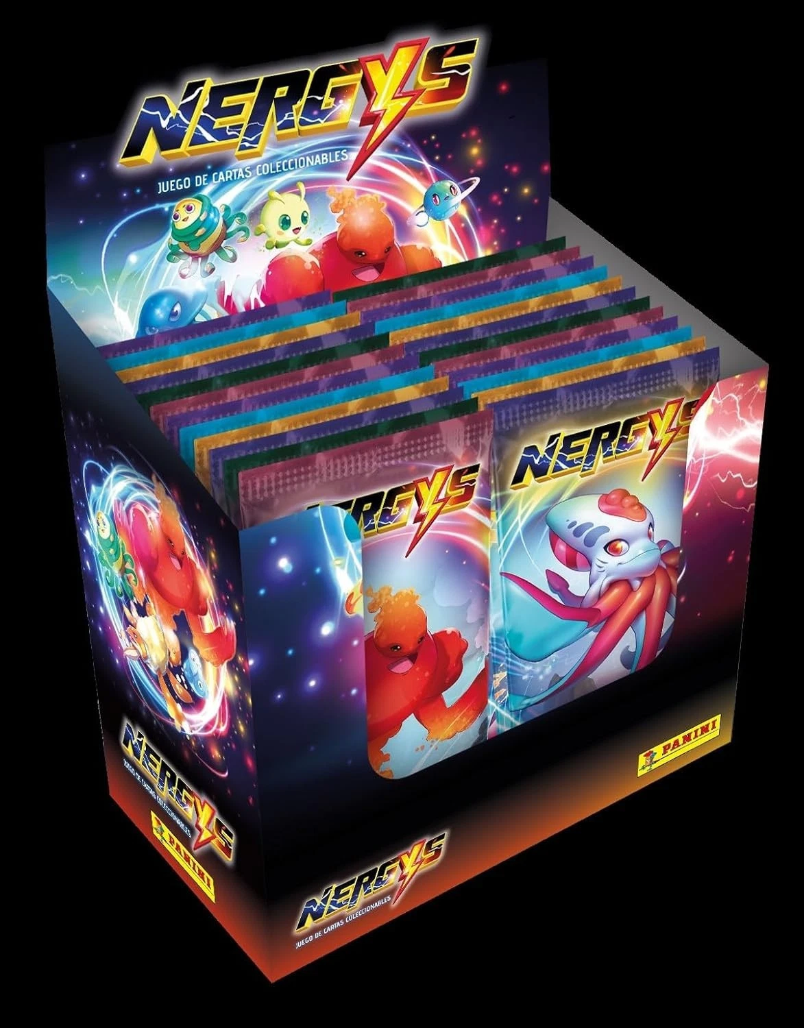 Box 50 Envelopes Nergys Panini 2024 Nergy Trading Cards Box