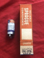 NOS Sprague 10/10 uF 450V, 20 uF 25V Capacitor, good tested at 450VDC
