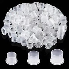 300 Pack Disposable Tattoo Ink Plastic Pigment Cups for Tattooing Microblading