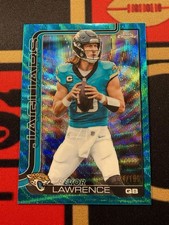 2025 Topps Chrome Football Trevor Lawrence Teal Refractor /199 Color Match #138