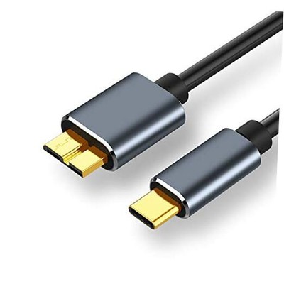  Type c to Micro-B Mobile Hard Disk Cable USB3.1 to USB3.0 Hard Disk Data 