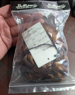 Vintage NOS 1985 Dollspari Doll Wig, Size 10, RedHair Color, Item #01026