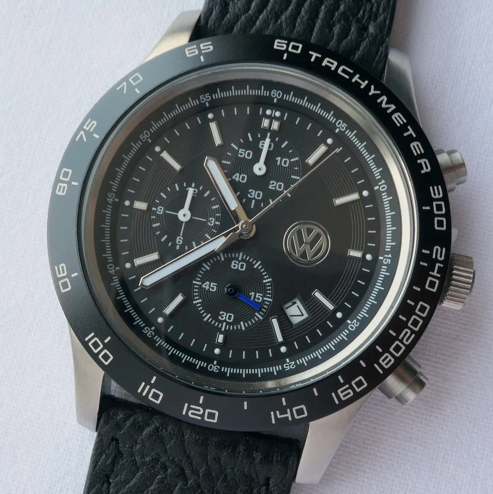 VW Volkswagen Racing R32 GTi Driver Sport Race Car Accessory Watch Chronograph - Image 3 of 4