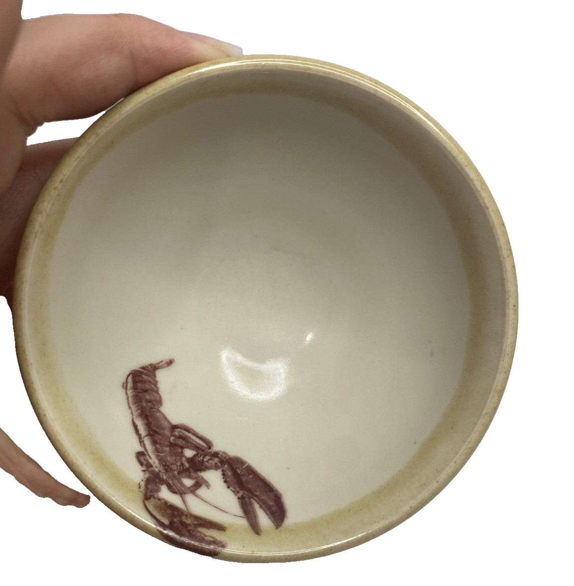 Michelle Phaneuf Teeny Bowl Trinket Dish lobster