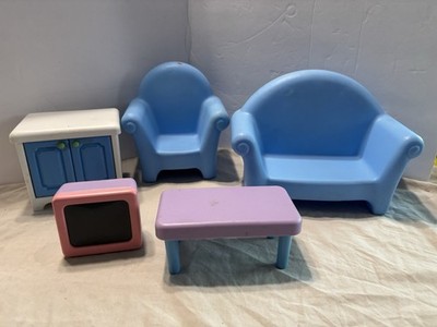 Little Tykes My Size Barbie living room dollhouse furniture, 5 pieces