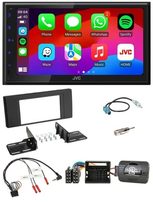 JVC Bluetooth USB Lenkrad 2DIN DAB Autoradio für Land Rover Range Rover Vogue 20 - Bild 1 von 4
