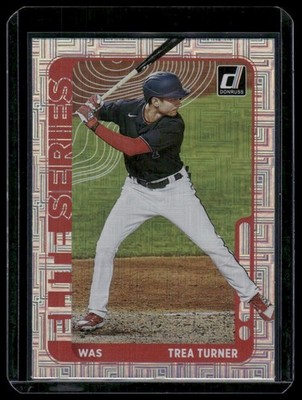 2021 Donruss #ES8 Trea Turner Elite Series Vector
