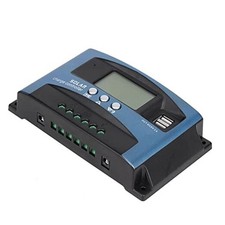 MPPT Solar Controller - Dual USB, 12V, 40A, LCD Display - Solar Panel
