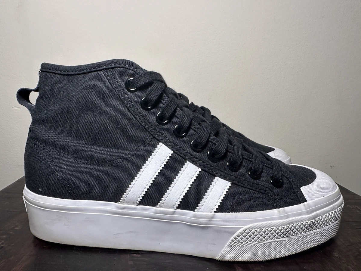 adidas Nizza Platform Mid Core Black White W for sale | eBay adidas Nizza Platform Mid Core Black White W for sale | eBay