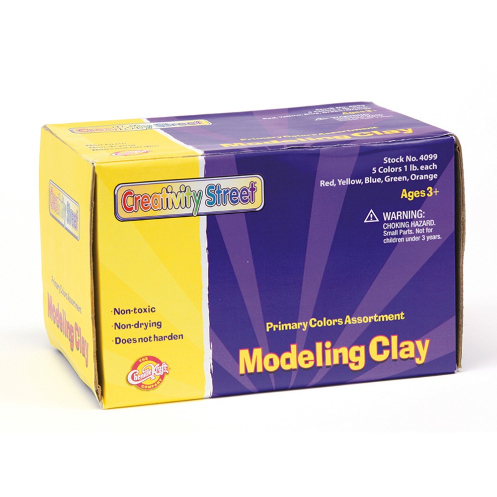 DIXON TICONDEROGA CO CK-4099 Modeling Clay 5 Primary Color Assortment Sticks