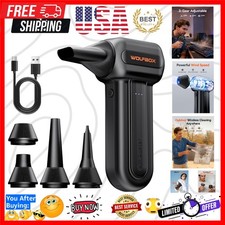 MF60 Compressed Air Duster-110000RPM Super Power Electric Air Duster, 3-Speed...