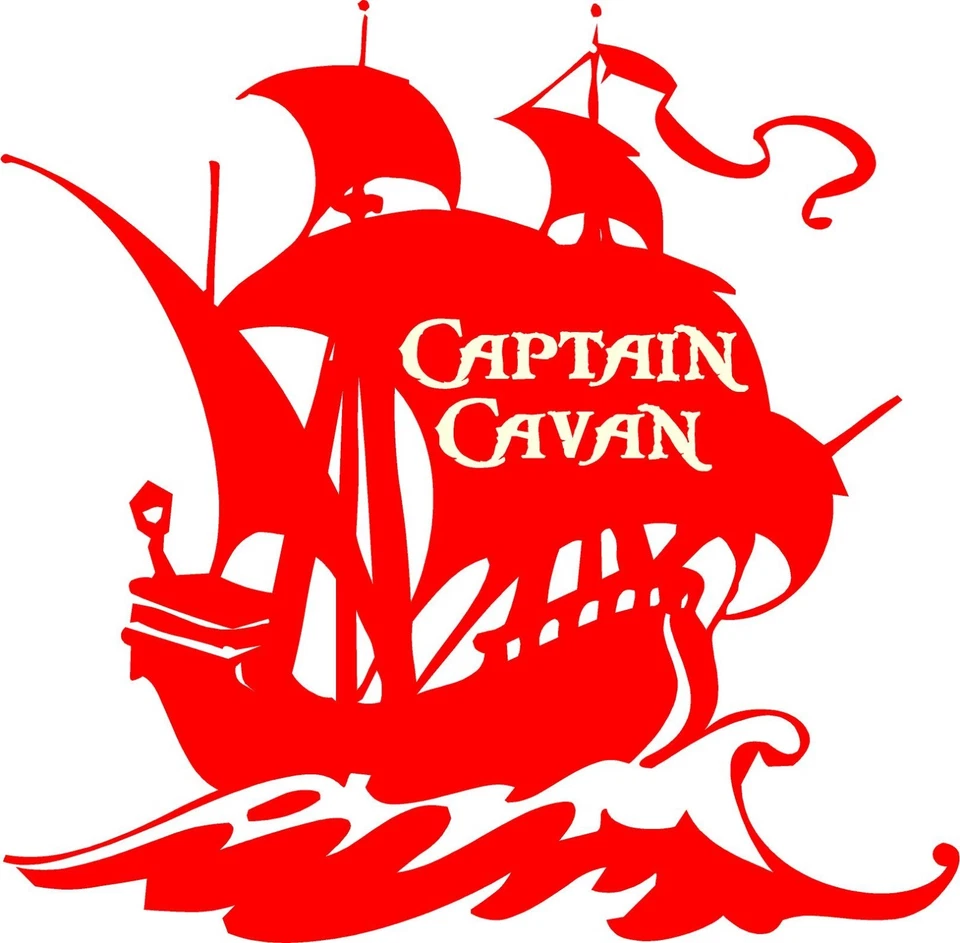 Calcomanía personalizada de arte de pared de barco pirata nombre de vinilo decoración de habitación infantil niño náutico Foto 2 de 3