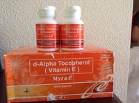 Myra-e-400-iu-vitamin-e-d-alpha-2 Bottles- 60-capsules-tocopherol-new Myra-e-400-iu-vitamin-e-d-alpha-2 Bottles- 60-capsules-tocopherol-new