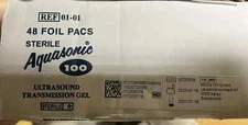 Aquasonic Ultrasound Transmission Gel, 48 Foil Packs, 20 Gram Each, 01-01