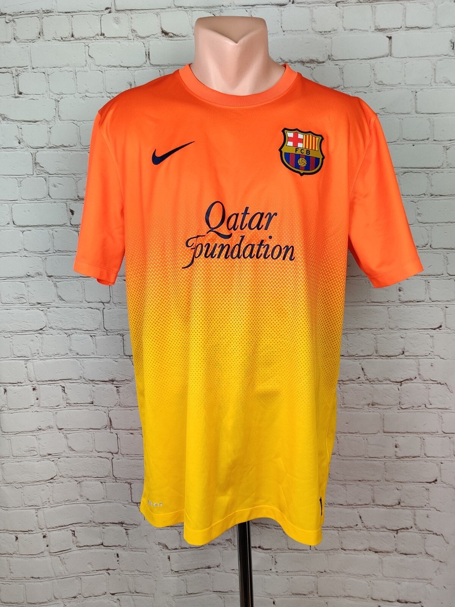 入手困難！！FC Barcelona リバウド11オレンジストライプシャツ XL s-l1200.jpg